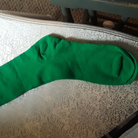 💕CUTE💕New ST. PADDYS long green socks - Picture 3 of 8